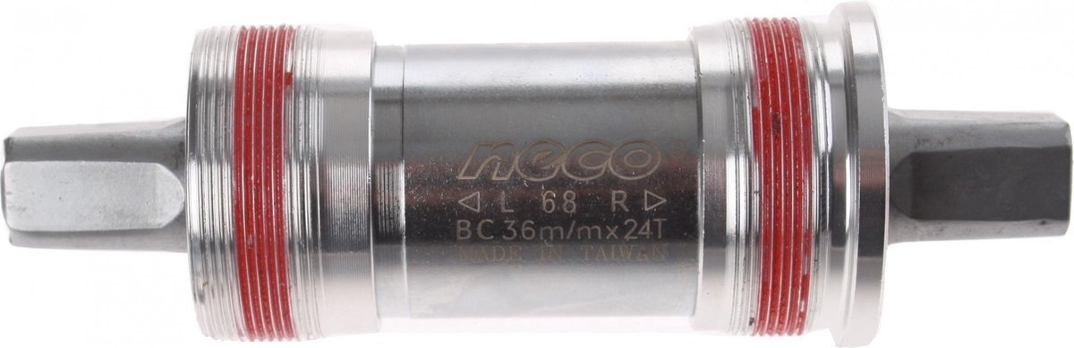 Neco trapas Italiaans 119 x 36 mm zilver