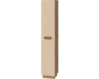 Vicco Lotta Badkamerkast – 33 x 186 cm met 2 deuren Eiken/kasjmier met tegelstructuur