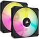 Corsair 120mm Computer Case Fan - Black - LED - 600-2000 RPM