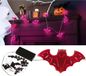 Fiestas Guirca LED verlichting vleermuizen (115 cm) - Halloween