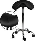 Ergonomische Dromerio Zadelkruk Zwart - Standaard, Zonder voetring