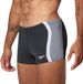 Speedo Solid Splice Aquashort Heren - Zwart/Grijs - L