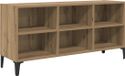 vidaXL Tv-meubelset 103,5 x 30 x 50 cm bruin geconstrueerd hout