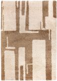 Vivaraise Tapijt Nesma Wol Natuurlijk Beige Symmetrisch patroon 200x290 cm
