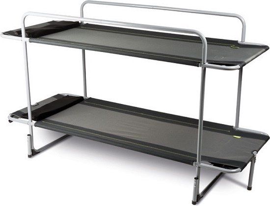 Kampa Bunkie Stapelbed Grijs Polyester 187 cm