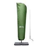 Sekey Parasolhoes voor Ampelscherm / Parasol – Beschermhoes 265×48/70 cm – 100% Waterdicht Polyester & UV-bestendig – Met Montagestok & Rits – Voor Hängeschirm tot Ø 300 cm