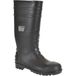 Portwest FW94 Klassieke Werkkleding Veiligheidslaars Waterdicht Antislip | Zwart, 42, S4 EN ISO 20345, EN 13832-3, CE gecertificeerd, PVC/Nitril, Benzine en Olie Bestendige Loopzool, Stalen Neus, Bouw