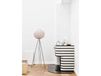 Knit-Wit Lampadaire Rond Haut Light Pink - Made By Hand - Salon / séjour - Aluminium
