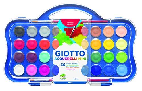 Giottos 352700 Box 36 aquarelkleuren Mini, gesorteerd, pans, Count