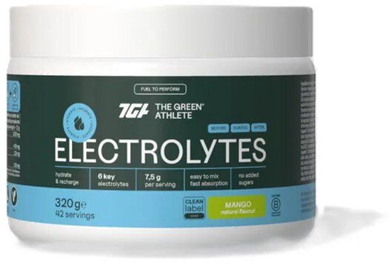 The Green Athlete Electrolytes mango 320 Gram