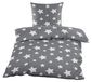Fleece Bedlinnen Set met Sterren, Microvezel, 135 x 200 cm
