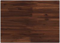 vidaXL Tafelblad Rechthoekig Donkerbruin Glas 80 x 50 x 3 cm