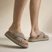 Warmbat Nullagine Slippers beige Suede - Maat 37