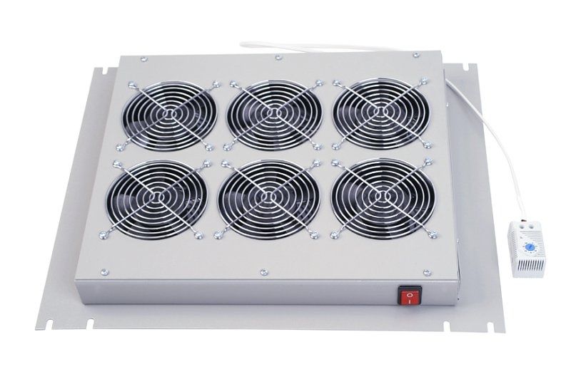Triton RAC-CH-X05-X3 - Free standing cabinet fan unit - 6 fans - Grijs