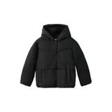 Mango Kids gewatteerde winterjas - zwart