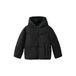 Mango Kids gewatteerde winterjas - zwart