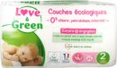 Love & Green Hypoallergene Luiers 44 Luiers Maat 2 (3-6 kg)