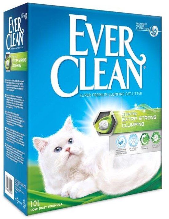 Ever Clean Kattenbakvulling - Met Geur - Klontvormend - Extra Sterk - 10 l
