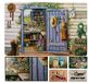 LucaHome Acryltapijt met antislip onderkant, 51 x 75 cm, met zeer realistische print, deurmat voor binnen en decoratie