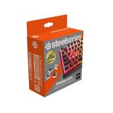SteelSeries PrismCaps - Double Shot Pudding keycaps-set - compatibel met alle gangbare mechanische toetsenborden - MX drumsticks - zwart (Duits toetsenbord)