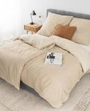 lionto dibea Renforcé omkeerbaar beddengoed van 100% katoen, 135 x 200 cm, kussensloop 80 x 80 cm, 4-delig beddengoed voor elk seizoen, onderhoudsvriendelijk en vormvast, incl. Oeko-Tex-certificaat