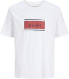 JACK & JONES JJBUSTER TEE SS CREW NECK BTS Herren T-Shirt M Baumwolle Weiß