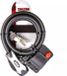 Simson - Câble antivol - 10mm d'épaisseur - 150cm de long - Noir mat