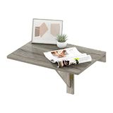 Furinno Hermite wandmontage klaptafel, Frans eiken