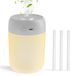 Humidificateur mini - Rechargeable - Lumière chaude - 650 ml - Modèle de table pour chambre à coucher