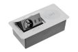 GTV AVARO Plus Meubelcontactdoos, met 5 W inductielader, USB-A en USB-C, compact ontwerp, kleuren: wit, zwart, aluminium, ideaal voor thuiskantoor en commercieel gebruik