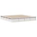 vidaXL Bedframe, wit, 200 x 200 cm, massief grenenhout