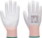 Portwest LR13 ESD PU Palm Handschoen (12 pr) - Grijs/wit - M