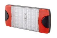 HELLA 2SD 980 613-211 Feu arrière - DuraLED Combi - LED - 12/24V - Montage en applique/vissé - Couleur de la lentille : Transparent - Câble : 2500mm - Connecteur : extrémités de câble ouvertes - gauche/droite - Quantité : 1