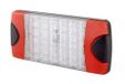 HELLA 2SD 980 613-211 Feu arrière - DuraLED Combi - LED - 12/24V - Montage en applique/vissé - Couleur de la lentille : Transparent - Câble : 2500mm - Connecteur : extrémités de câble ouvertes - gauche/droite - Quantité : 1