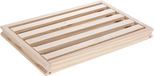 Cm Brood snijplank met kruimel opvangbak - 33 x 22 cm - blank hout