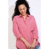 LOLALIZA gestreepte blouse rood