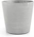 Ecopots Amsterdam+ Wiel - Bloempot - Ø 80 cm - Wit/Grijs