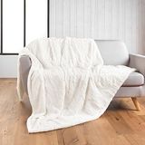 Douceur d'Intérieur Foxy Deken 180 x 220 cm imitatiebont/sherpa-deken