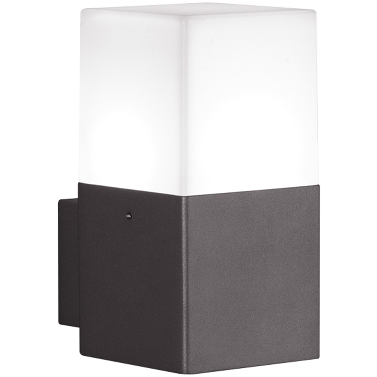 BES LED LED Tuinverlichting - Tuinlamp - Trion Hudsy - Wand - 4W - Warm Wit 3000K - Vierkant - Mat Zwart - Aluminium