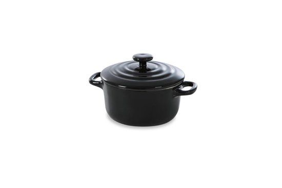 BK Bourgogne Cocottes Set van 2 - Jet Black - Gietijzeren Braadpannen