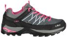 CMP Rigel Lage Schoenen voor vrouwen, waterdicht, grijs/roze/zwart, maat 43