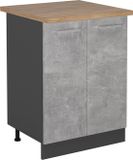 Vicco R-Line Keukenonderkast – 60 cm, WB Eik Beton