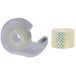 Merkloos / Sans marque 1x Plakband houders transparant met 4x plakband rolletjes