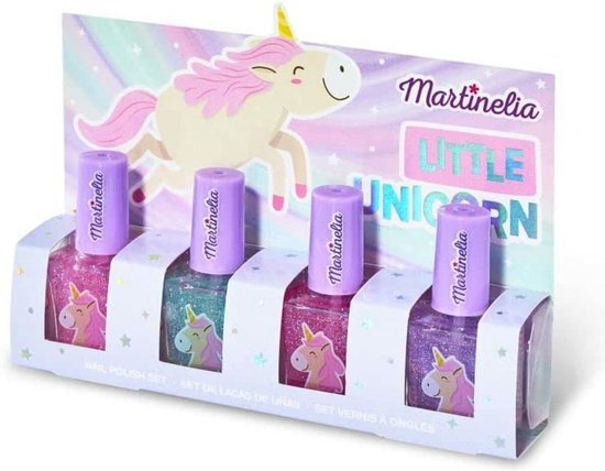 Nagellak Martinelia Little Unicorn Multicolour 4 Onderdelen Set