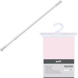 MSV Rideau de douche - Rose pâle - Polyester - 180 x 200 cm