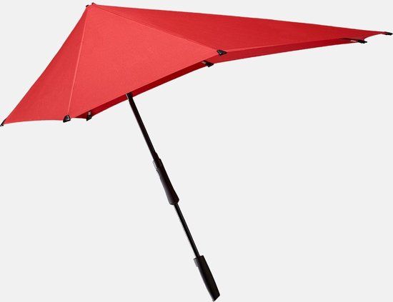 Senz Stormparaplu Opvouwbaar - Large Stick - Rood - Unisex