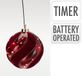 Lumineo Bal hangdeco twinkel led 15cm