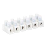 PA12 klemblokken met 6 concave knoppen type H