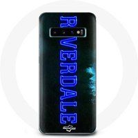 Maniacase Etui voor Samsung Galaxy s10 plus Riverdale Logo Serie Blauw