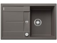 BLANCO METRA 45 S Silgranit spoelbak, 780x500 mm, met afvoerbediening, grijs